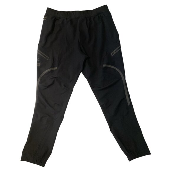 Under Armour Mens Unstoppable Fitted Joggers Drawstring Size XL Black Cargo - Picture 1 of 8